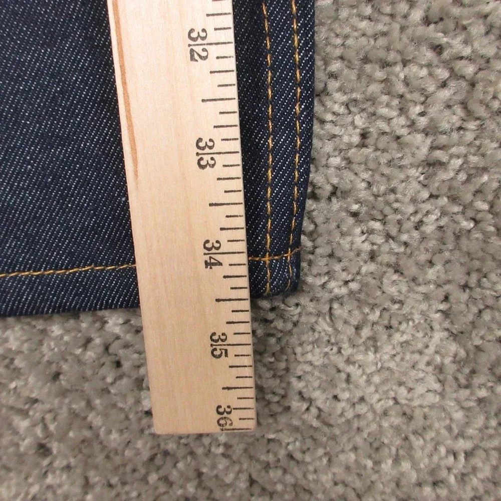 Levis Jeans Mens 32x32 Blue 505 Regular Straight Rigid Raw Denim Pants NEW Y2K